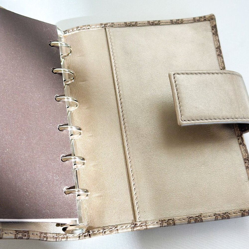 Gucci Bronze Agenda Small PM Size - Picture 11 of 13